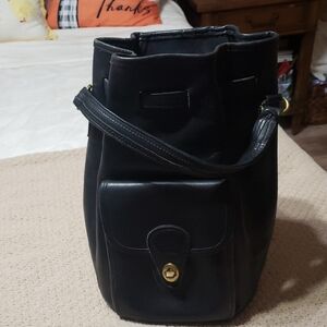 COACH Black Leather Bucket Bag SOLD!!!!@ AUTHENTIC